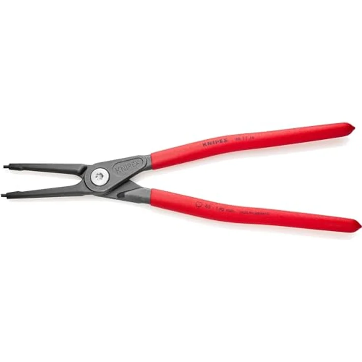 KNIPEX 48 11 J4 Präzisions-Sicherungsringzange für Innenringe in Bohrungen grau atramentiert mit rutschhemmendem Kunststoff überzogen 320 mm – Bild 2