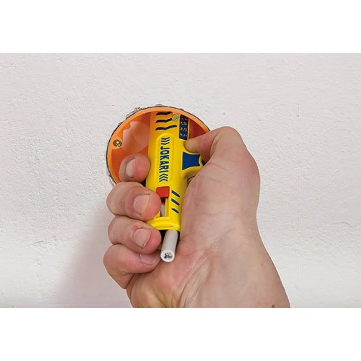 Jokari Kabelverarbeitungs-Set Secura II (für Coaxialkabel ø 4,8-7,5 mm und Rundkabel ø 8-13 mm, Abisolierwerkzeug Kabel) 490119 – Bild 4