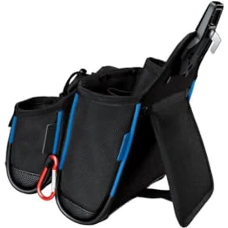 Bosch Professional Werkzeug-Gürteltasche GWT 4, mit Hammerhalter und verschließbarer Nageltasche, 210 x 150 x 250 mm – Bild 3