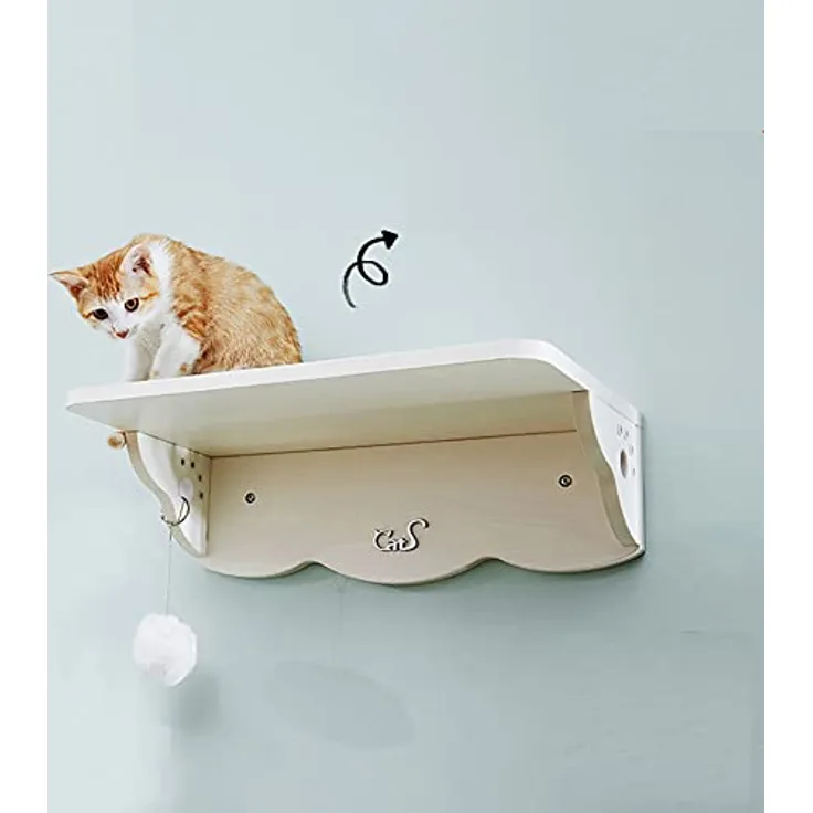 CatS Design Katzen Wand Klettern/Grosse Katzen stabil Wandliege/Wand kletterstufen Wandelemente/Wandpark Wandbett Wandkratzbaum F1