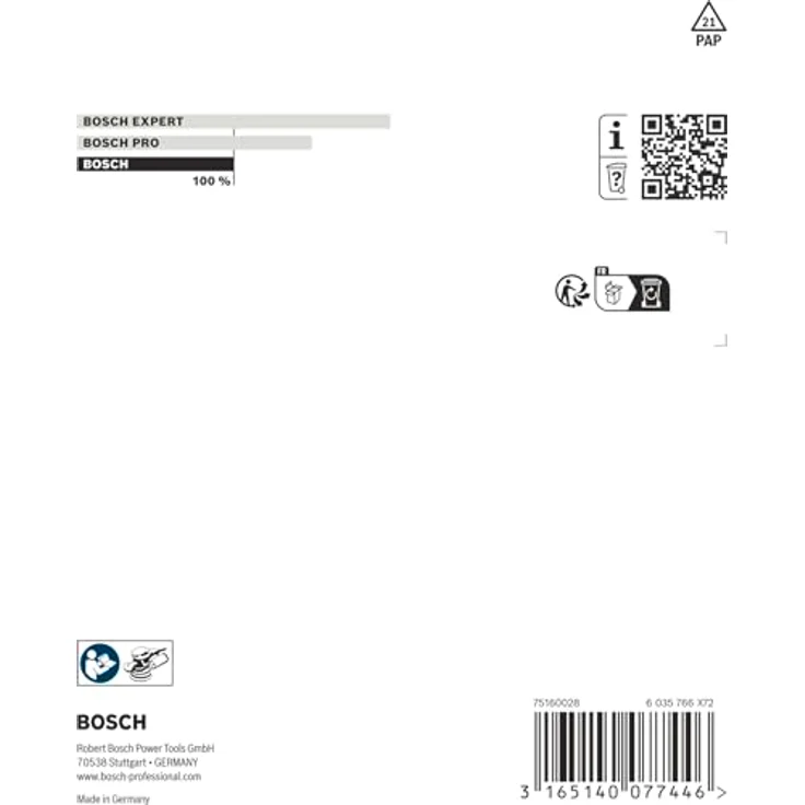 Bosch Professional Schleifteller für PEX 12, PEX 12 A und PEX 125 (Ø 125 mm, hart) – Bild 5