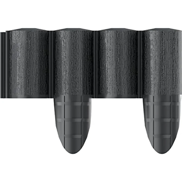 Cellfast ECO Rasenkante Palisade Gartenpalisade Raseneinfassung Beetumrandung Innovativ & Dekorativ UV-Strahlenbeständig Anthrazit (2,4m) – Bild 1
