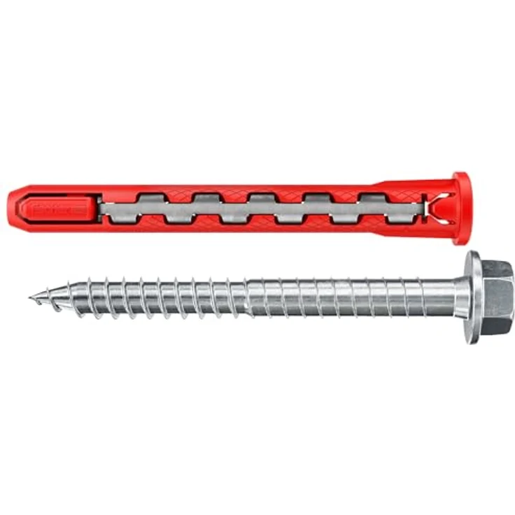 fischer HybridPower 10 x 90 FUS, Hochbelastbarer Dübel für Mauerwerk und Beton, Einfache Montage ohne Setzwerkzeug, Brandsicher – Bild 5