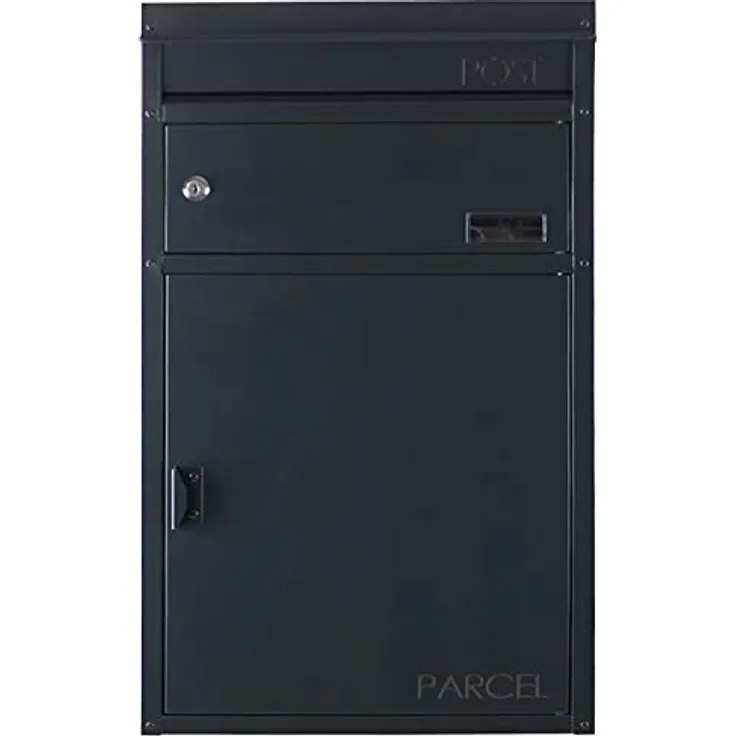 Paketbriefkasten Parcelbox Safepost PB45 Anthrazitgrau