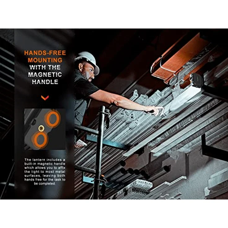 Fenix CL28R, Outdoor-Campinglampe LED mit 2000 Lumen, einstellbarer Lichtfarbe und rotem Licht, 10.000mAh Powerbank, USB-C aufladbar, 360°-Magnetgriff, Stativ montierbar, Zeltlampe, Notlampe – Bild 3