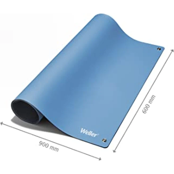 Weller T0051403499 Antistatische ESD Premium Tisch-Lötmatte, Blaue Lötmatte – Bild 2