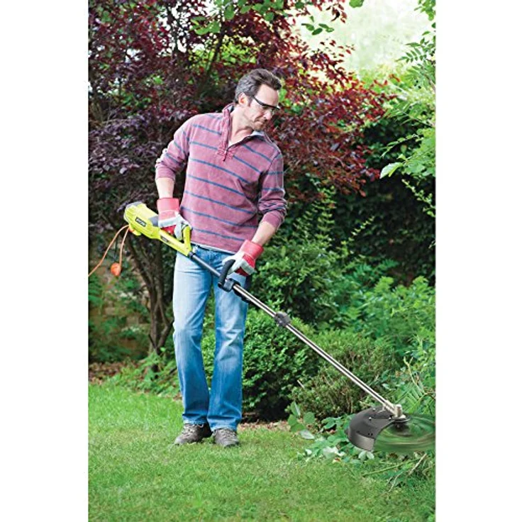 Ryobi Sense - Elektro-Sense RBC1226I | besonders kraftvoller Motor, SmartTool Technologie, Schultertragegurt und ergonomisches Design | 1200 W, 26-38 cm Schnittbreite, 1200 Watt Leistung – Bild 4