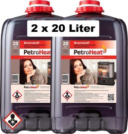 PetroHeat Nederland B.V. Petroleum 20 Liter Kanister zum Heizen für Petroleum-Ofen Heizofen