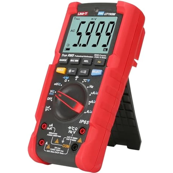 UNI-T Professional Multimeter UT195M, True-RMS Digital-Multimeter mit schützender IP65 und Fallsicherheit – Bild 5