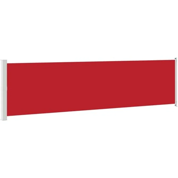 vidaXL Seitenmarkise, Seitenmarkise in Rot, UV-beständig und wasserfest, 160 cm Höhe – Bild 1