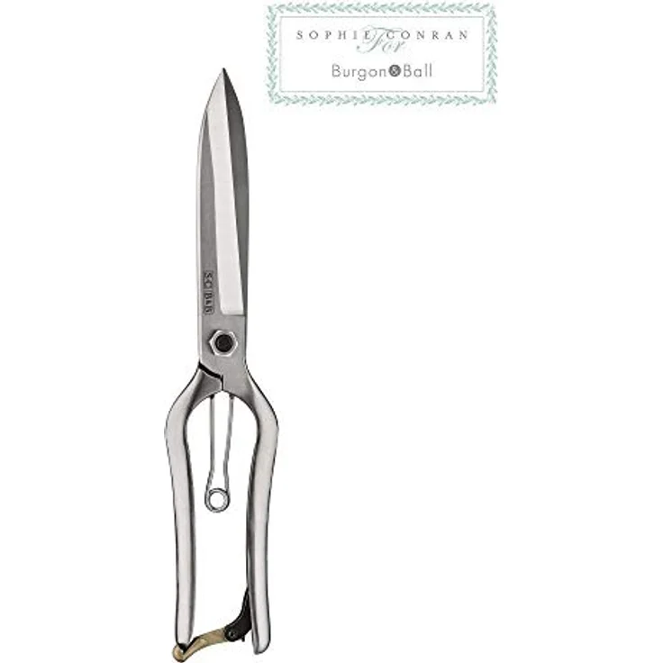 Burgon & Ball Sophie Conran Formschnittschere mit Messing-Sicherheitsschloss, 28 cm Länge – Bild 4