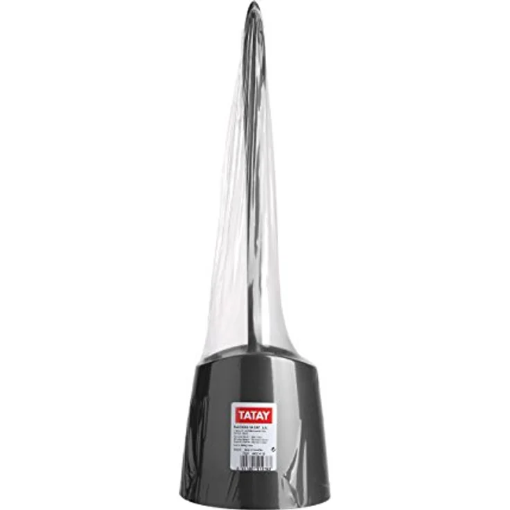 Tatay Klobürste Standard, Polypropylen, Schwarz-Bürste, BPA frei, Made in Spain. Schwarz. Maße 12 x 12 x 38 cm – Bild 2