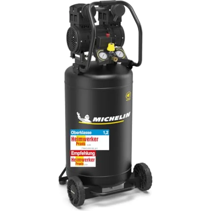 MICHELIN MX POP AIR 100V-3,0 SILENT, Kompressor 100 Liter, ölfrei, 3 PS, vertikal, 9 bar, 363 l/min, geräuscharm