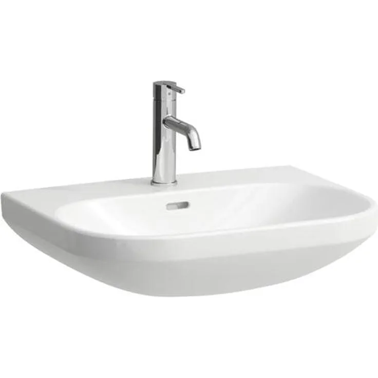 Laufen Waschbecken Waschtisch LUA 60x46cm m ÜL 1 Hahnloch-Ausführung weiß
