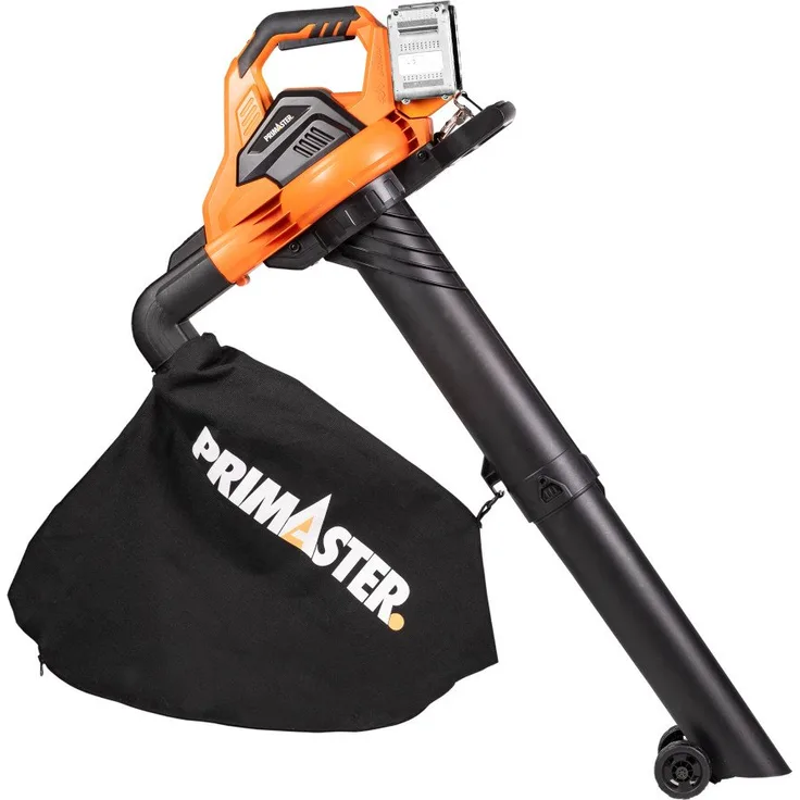 Primaster Akku-Laubsauger/-bläser PMALS 20 TwinPower Solo, 40 Volt, Blasgeschwindigkeit 235 km/h, Häckselfunktion 10:1, orange-schwarz, ohne Akku und Ladegerät