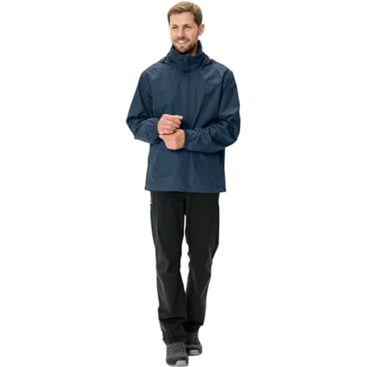 VAUDE Regenjacke, Leichte Wanderjacke, wasserdicht, winddicht und atmungsaktiv – Bild 8