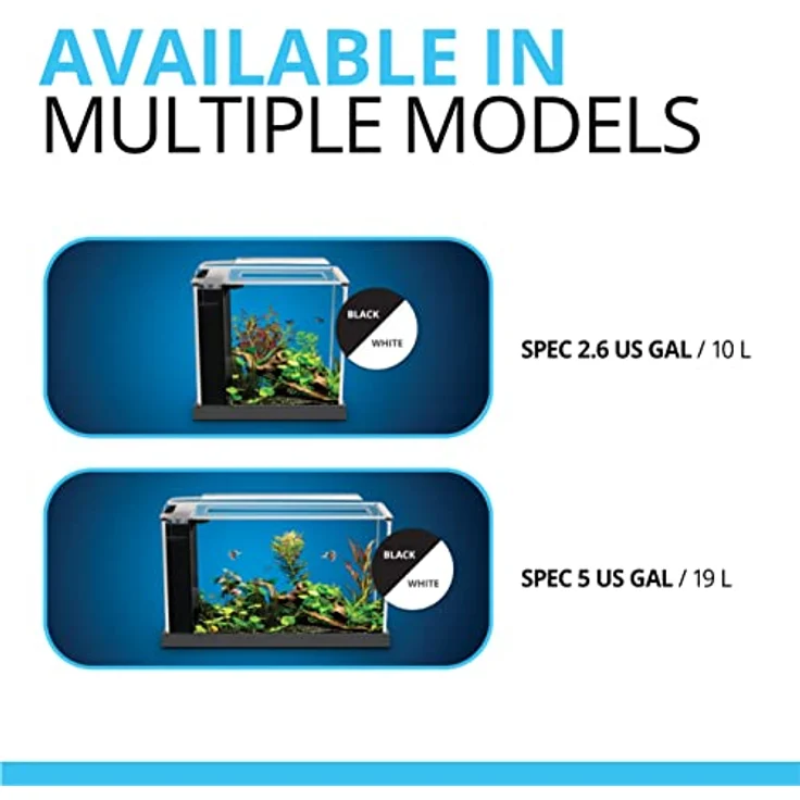 Fluval Spec 3 Nano Aquarium, mit 10L Fassungsvermoegen, in weiss – Bild 4