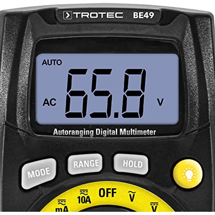 TROTEC Digital-Multimeter BE49 | Digitales Multifunktionsmessgerät, Handmessgerät, sieben Messfunktionen, ausklappbarer Standfuß – Bild 3