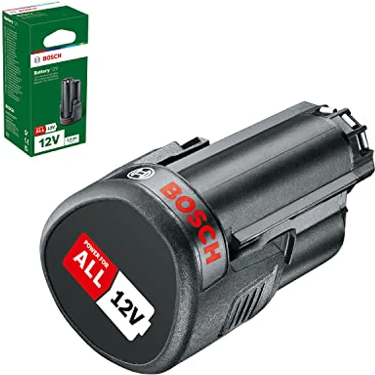 Bosch Wechsel-Akku 12V (1x Akku 2,0 Ah, 12 Volt System, im Karton)