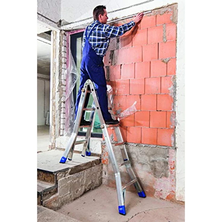 KRAUSE Teleskopleiter »STABILO«, 16 Sprossen, Aluminium – Bild 4