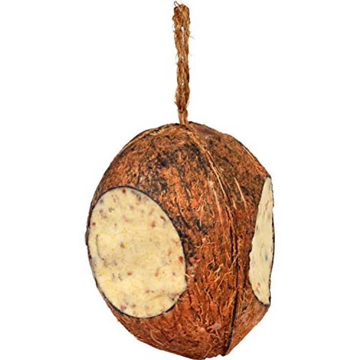 dobar® 24102e Premium Vogelfutter Mix - Gefüllte Kokosnüsse und Pinienzapfen mit Fettfutter für Wildvögel - hochwertige Vogelfuttermischung im Set - Ganzjahresfutter für Garten/Terrasse - 6 teilig – Bild 5