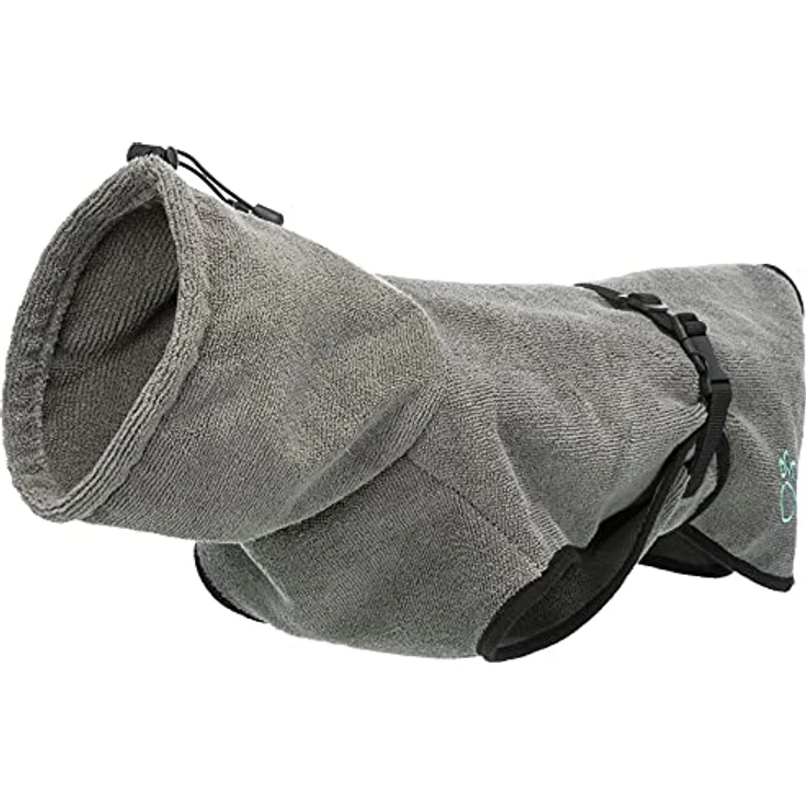 TRIXIE Hunde-Bademantel - L - 60 cm Mehrfarbig – Bild 1
