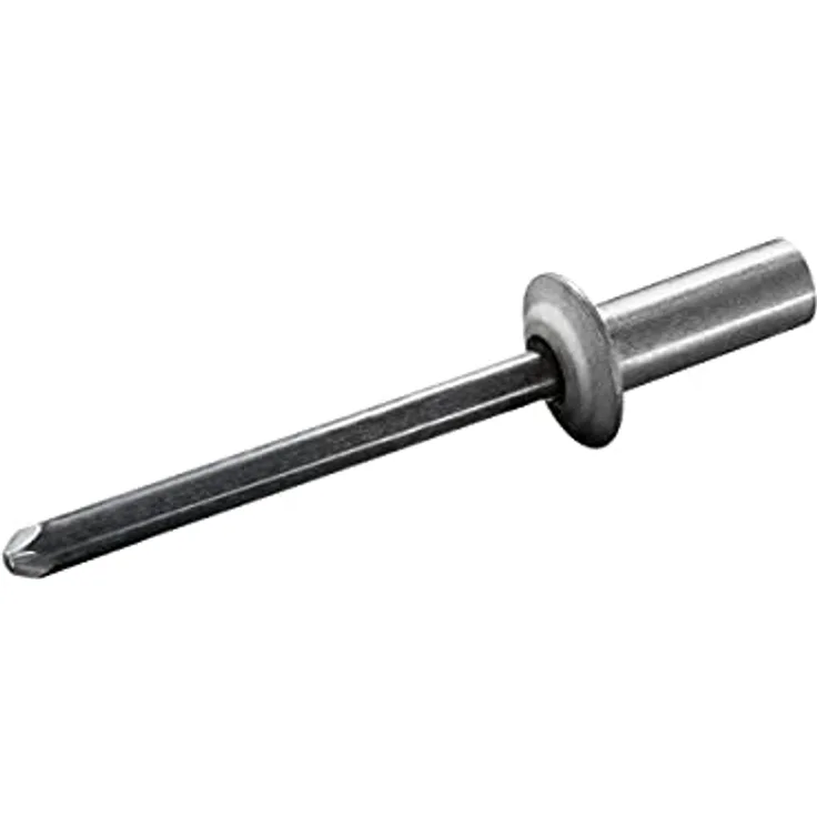 GOEBEL® - 500 x Dicht-Becherblindniete Aluminium/Stahl (Ø x L) 4,8 x 8,0 mm mit Flachkopf ISO15973 Dicht-Becherblindniete Becher Blindniete Dichtblindniete Bechernieten Dichtnieten CUP
