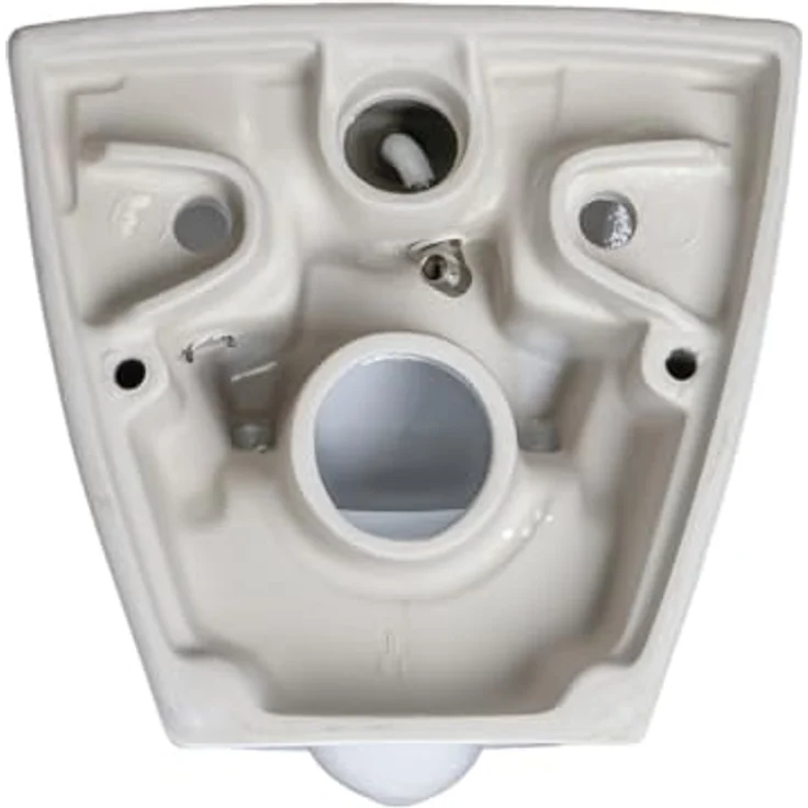 Creavit Tiefspül-WC CRV-TP325-0005-SET, spülrandloses Hänge-WC Set in Weiß mit Edelstahl Bidet und Soft-Close WC-Sitz – Bild 6