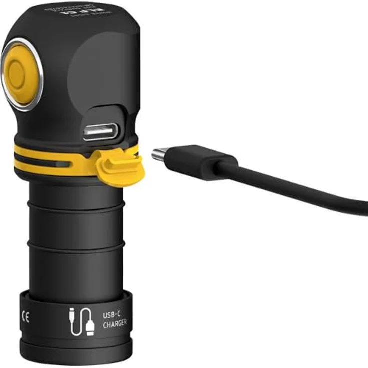 Armytek Elf C1, LED-Taschenlampe mit 1000 Lumen, Akku, USB-C Ladefunktion, 55 g, neutralweiß – Bild 1