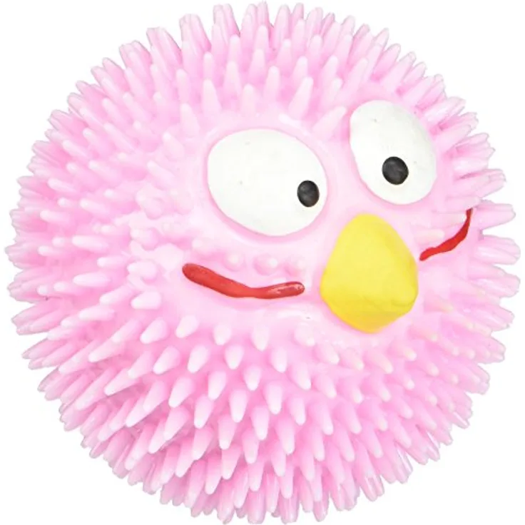 EBI Lucky Bird #303-421338 Igelball, Hundespielzeug, Pink, Durchmesser 6 cm