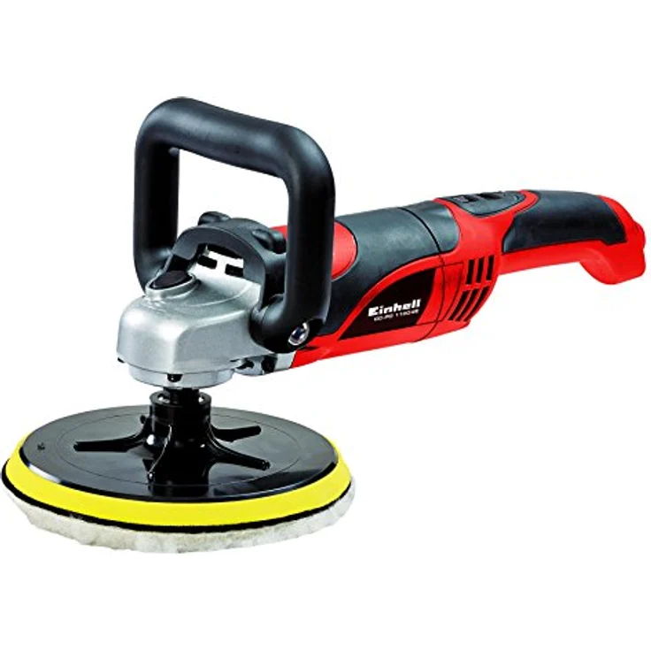 Einhell Winkelpolierer CC-PO 1100-2 E (1.100 W, 1.000-3.500 min-1 Drehzahl, 180mm Scheiben-ø, Drehzahlelektronik, Spindelarretierung, inkl. Zubehör) – Bild 2