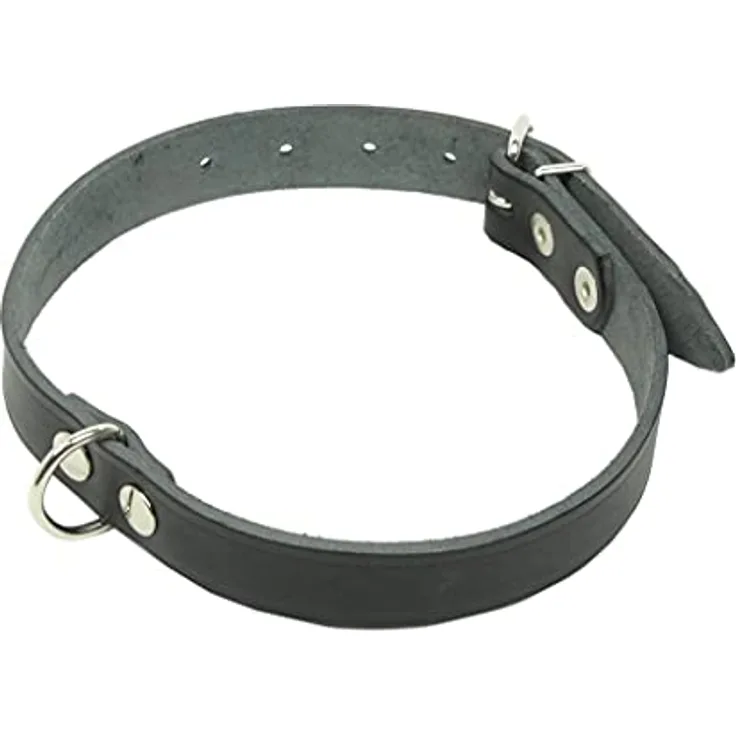 Kerbl Pet Mexica Halsband schwarz 25 mm, 46-56 cm genietet