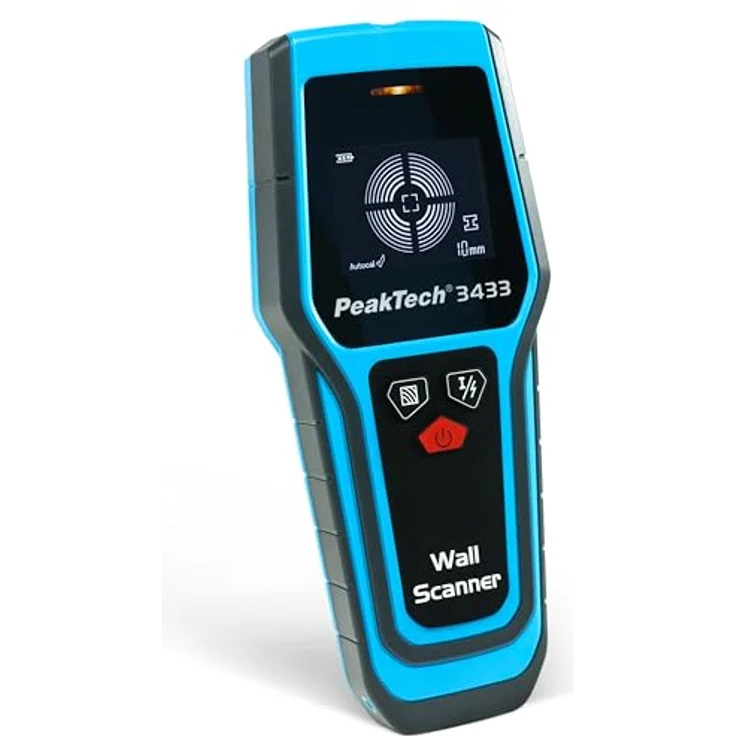 PeakTech Leitungsortungsgerät PeakTech P 3433: Digitaler Wandscanner, 1-tlg. mit invertierter LCD Anzeige - Preisvergleich – Bild 2