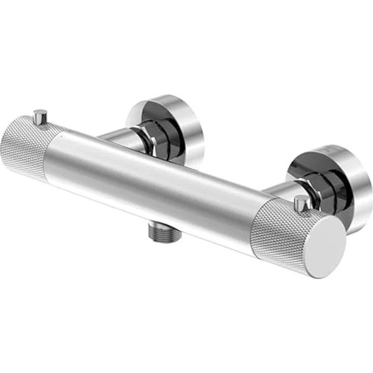 Steinberg Serie 171 Thermostat, Aufputzmontage für Dusche, Chrom, messingsicher, Temperatur- und Menge regulierbar, Durchflussmenge 20,6 l/min.