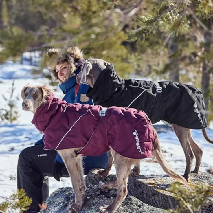 Hurtta Extreme Warmer III ECO, Winterjacke für Hunde, Raven 25, recycelte Materialien und verbesserte Leistung – Bild 2