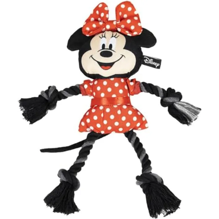 CERDÁ LIFE'S LITTLE MOMENTS Minnie Mouse Hundespielzeug mit Seil - Offizielle Disney Lizenz, Mehrfarbig