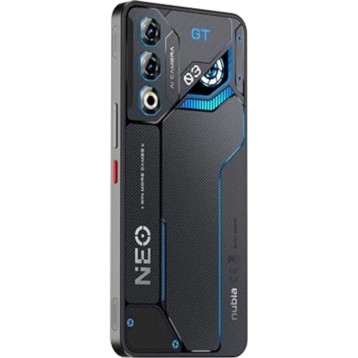 ZTE Nubia Neo 3 GT 5G Gaming Smartphone, 12GB RAM, 256GB Speicher, 6,8" 120Hz OLED Display, 5000mAh Akku, grau – Bild 4