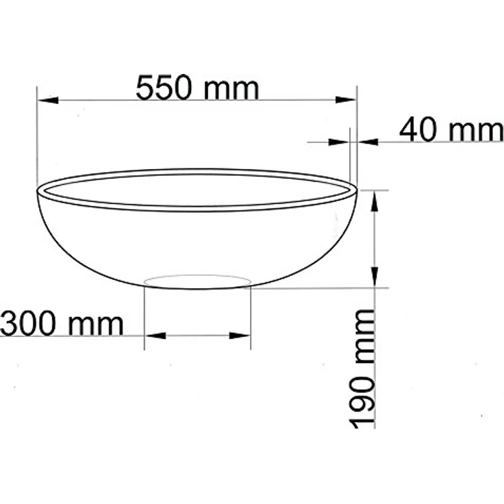Elegant Einrichten Pflanzkübel Fiberglas Schale-Rund, D55xH19cm, perlmutt-weiß, UV-beständig und frostsicher – Bild 8