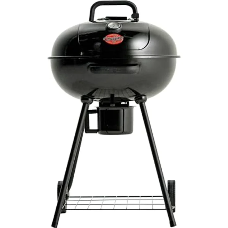 Kamado Joe Char-Griller Kettle 57 cm, Holzkohlegrill mit porzellanbeschichtetem Deckel und EasyDump™ Aschewanne – Bild 1