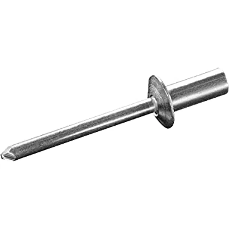 GOEBEL® - 250 Stück - Dicht-Becherblindniete Aluminium 4,8 x 9,5 mm mit Flachkopf ISO15975 - Becher-Blindniete - Becher Blindniete - Dichtblindniete - Bechernieten - Dichtnieten - CUP