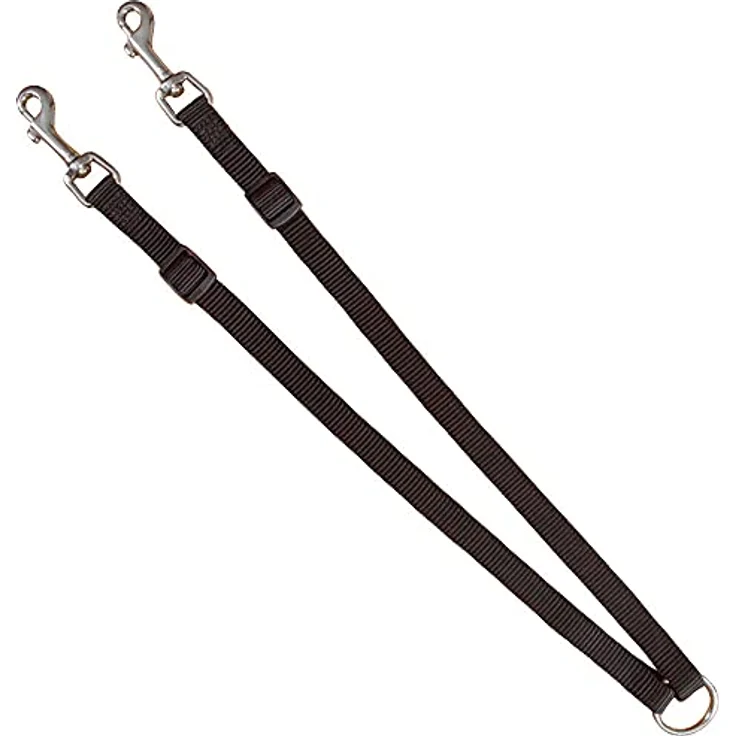 Stufenlos Verstellbare Nylon-Koppel für 2 Hunde. – Bild 1