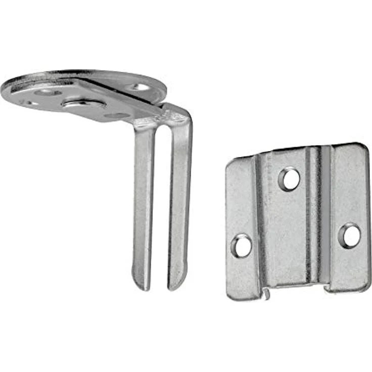 SO-TECH® Möbelbeschlag Tisch- und Blendenverbinder CLICK CATCH 90°, schwenkbar 360°, verzinkter Stahl, 1 St – Bild 2