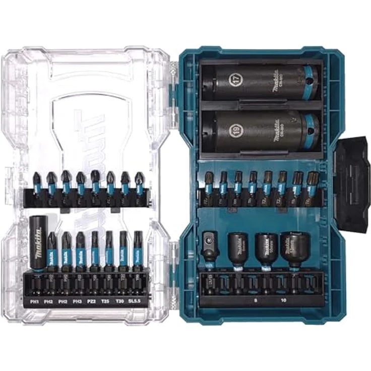 Makita Bohrer- und Bit-Set Bit- und Schlagnuss-Set 30-tlg. IMPACT BLACK, Aufbewahrungsbox inklusive – Bild 2