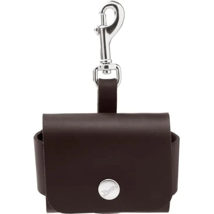 HUNTER Kotbeutelspender Varde 13 x 10 x 5 cm, dunkelbraun – Bild 1