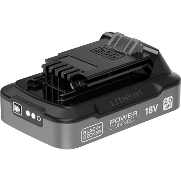 Black & Decker 18V/2,0Ah POWERCONNECT Li-Ion Akku mit Ladezustandsanzeige – Bild 2