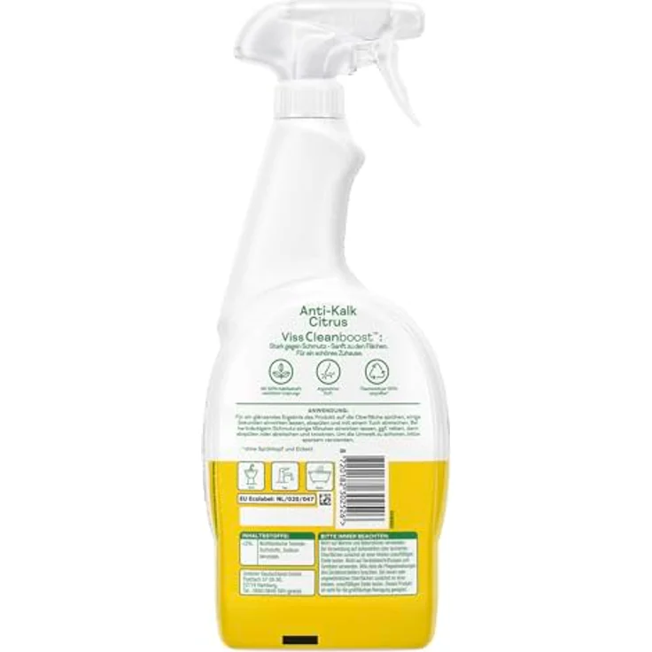 Viss Cleanboost Anti-Kalk Bad & Dusche 750ml – Effektiver Badreiniger mit Cleanboost-Technologie gegen Kalkablagerungen und Wasserflecken – Bild 2