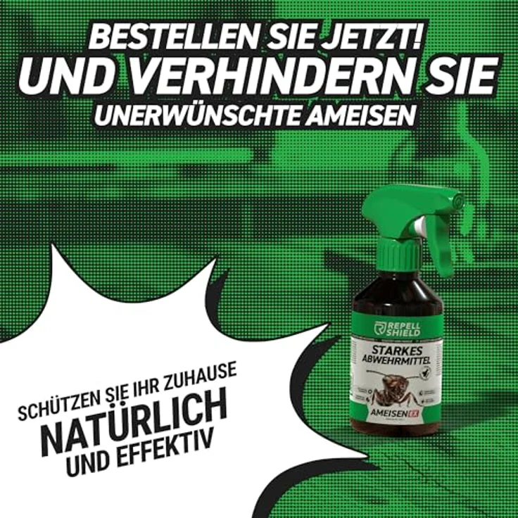RepellShield® Geraniol Ameisenspray für Innenräume & Außen, 250ml - Naturprodukt mit ätherischen Ölen und Zitrusduft, rückstandsfrei und sicher für Familie & Haustiere – Bild 4