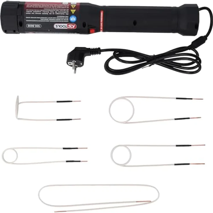 KS Tools Induktions-Heizpistolen-Satz 1000W mit Schnellverriegelung, 6-tlg, Heißluftgebläse – Bild 4
