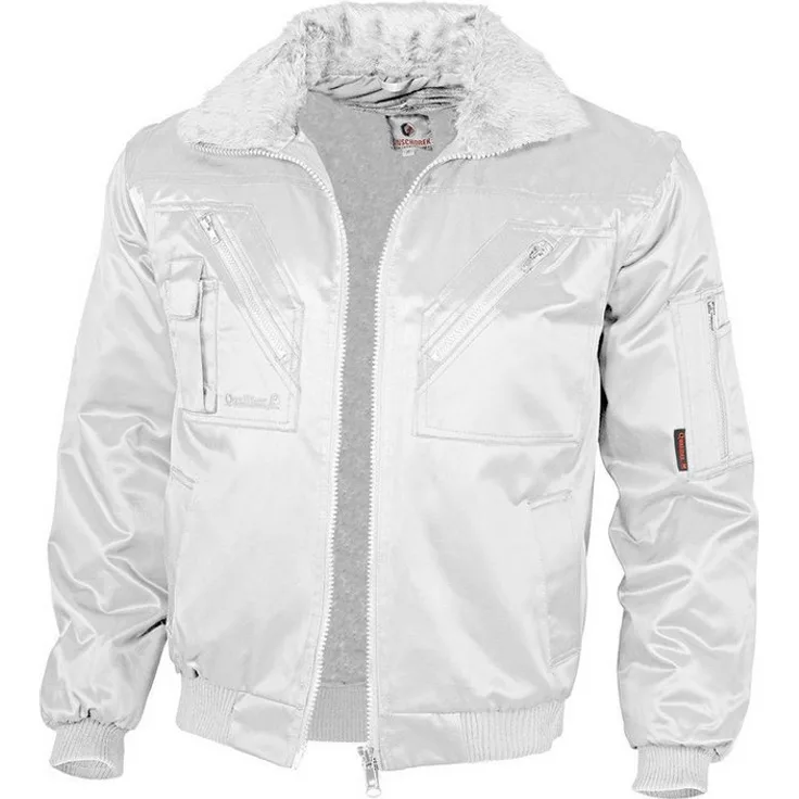 QUALITEX HIGH QUALITY WORKWEAR Pilotenjacke klassische 4-in-1 Arbeitsjacke aus Mischgewebe - ideale Übergangsjacke (1-St) mit 7 Taschen - Blickdicht - Strapazierfähig - Wärmend - Waschbar, in verschiedenen Farben