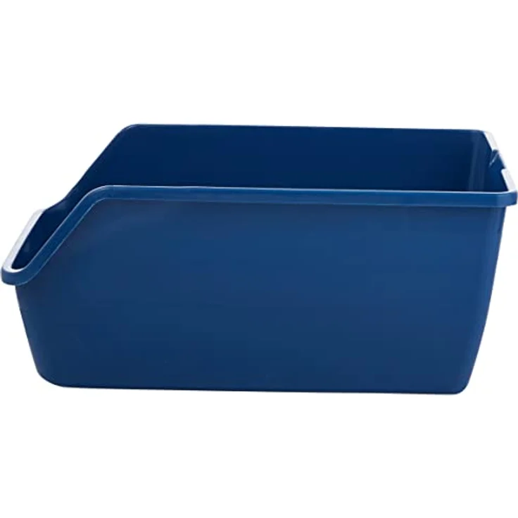 PAWISE High-Back Litter Pan, Katzenklo mit hoher Rückenlehne, 61x45x25cm – Bild 2